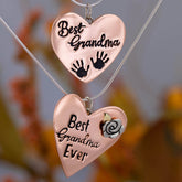Best Grandma Mixed Metal Necklace - Aaria Tees