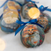 Precious Pets Shatterproof Christmas Ornaments - Set of 6 - Aaria Tees
