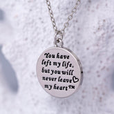 You Will Never Leave My Heart™ Necklace - Aaria Tees