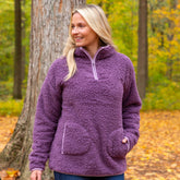 Cozy Paw Plush Sherpa Fleece Pullover - Aaria Tees