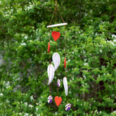 Always in My Heart Paw Print Ceramic Chime - Aaria Tees