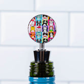 Pet Portrait Wine Stopper - Set of 2 - Aaria Tees