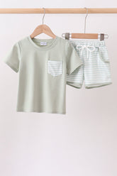 Blue Stripe Set - Aaria Tees