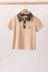 Camo Duck Embroidered Top - Aaria Tees