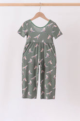 Green Mallard Bamboo Jumpsuit - Aaria Tees