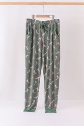 Green Mallard Bamboo Dad Pants - Aaria Tees