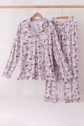Camouflage bamboo mom pajama set - Aaria Tees