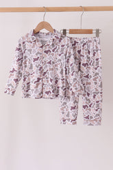 Camouflage bamboo pajama set - Aaria Tees