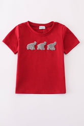 Alabama elephant french knot top - Aaria Tees