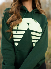 Find Home Logo Hoodie-Forest Green - Aaria Tees