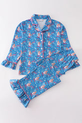 Blue music fan women pajamas set - Aaria Tees