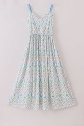 Floral print mom dress - Aaria Tees