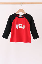 Red Milk Cookies French Knot Top - Aaria Tees