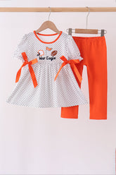 Auburn War Eagle Embroidery Pants Set - Aaria Tees