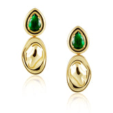 Virginia Emerald Drop Earring - Aaria Tees