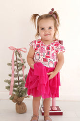 Merry & Twirly Collection- Pinkmas Tulle Dress - Aaria Tees