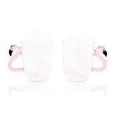 3D Flamingo Glass Mugs - Aaria Tees