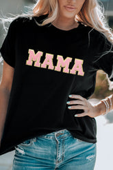 Sierra MAMA Chenille Graphic Tee - Aaria Tees