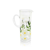 Painted Daisy Pitcher - Aaria Tees