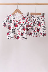 Alabama scalloped shorts set - Aaria Tees