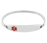 Medic Alert Hinged Bracelet - Aaria Tees