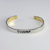 Coexist Mixed Metal Cuff Bracelet - Aaria Tees