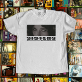1972 'Sisters' Brian De Palma Vintage Washed White Tee - Aaria Tees
