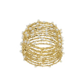 Blake Pearl Wrap Bracelet - Aaria Tees