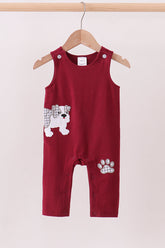 Premium Maroon Georgia bulldog applique jonjon - Aaria Tees