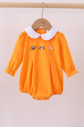 Premium Orange Tennessee puppy applique bubble - Aaria Tees