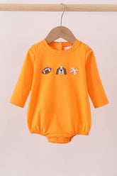 Orange puppy Tennessee football embroidery bubble - Aaria Tees