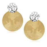 Noah Two Tone Statement Earring - Aaria Tees