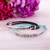Sisters are Angels on Earth Bracelet - Aaria Tees