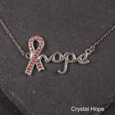 Crystal Hope Pewter Necklace! - Aaria Tees