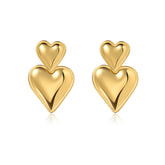 Brynn Heart Earring - Aaria Tees