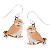 Love Bird Sterling Silver Earrings - Aaria Tees