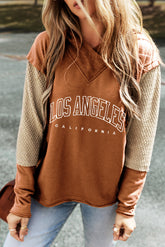 Women's Letter Graphic Hoodie - Aaria Tees