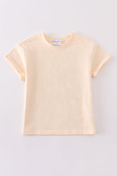 Premium Cream basic T-shirt - Aaria Tees