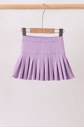 Purple pleated skort - Aaria Tees