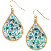 Beaded Dream Gold-Plated Earrings - Aaria Tees