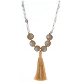Alegria Tassel Necklace - Aaria Tees