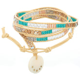 Multicolor Tapestry 4x Wrap Bracelet - Aaria Tees