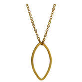 Maji Brass Necklace - Aaria Tees
