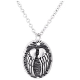 Angel to Watch Pewter Necklace - Aaria Tees