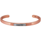 Ignite Silver & Copper Cuff Bracelet - Aaria Tees