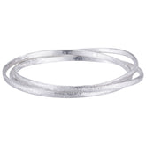 Brushed Sterling Silver Multi Wire Ring - Aaria Tees