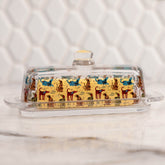 Festival Pet Glass Butter Dish - Aaria Tees