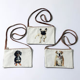 Canvas Dog Breed Sling Bag - Aaria Tees