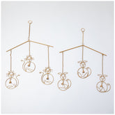 Cat & Dog Iron Wind Chime - Aaria Tees