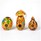 Hand Painted Gourd Birdhouse - Aaria Tees